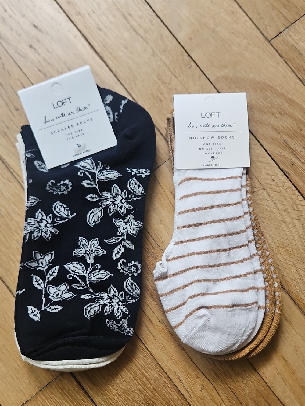 NWT LOFT no-show socks and sneaker socks